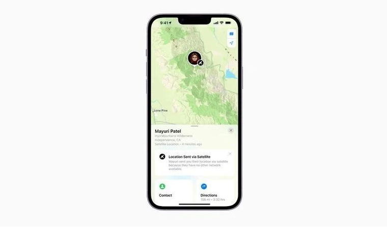 遵义苹果14维修分享iPhone14系列中 FindMy功能通过卫星分享位置方法教程 