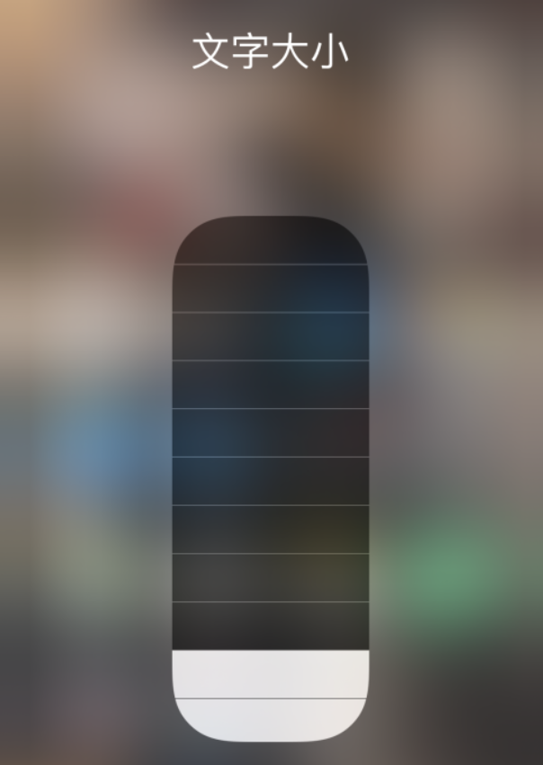 遵义苹果手机维修分享小技巧：在 iPhone 控制中心快速调节字体大小 