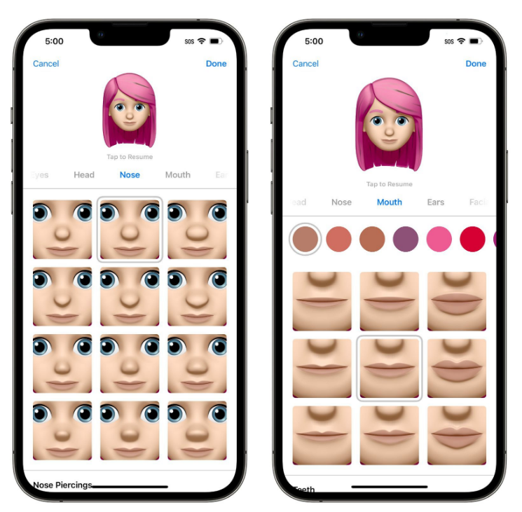 遵义苹果手机维修分享​iOS 16中的拟我表情有了哪些变化和升级 